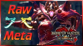 MHRise Sunbreak  BEST META RAW Long Sword Builds MHR Guide 太刀 モンハンライズ [upl. by Euqinomahs257]