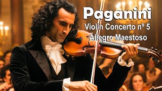 Paganini  Violin Concerto No 5 In A Minor  Allegro maestoso [upl. by Rebba800]