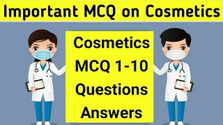 MCQ on Cosmetics amp Cosmeceuticals  MCQ on Cosmetics  Cosmetic Science MCQ PharmaWins [upl. by Ahtnahc34]