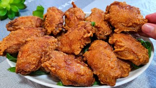 The Best Fried Chicken Wings Youll Ever Make You will be addicted 🔥😲 2 RECIPES [upl. by Phyl]