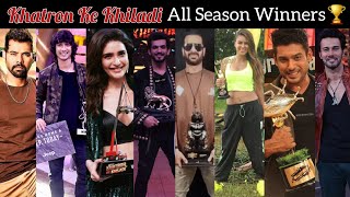 Khatron Ke Khiladi Season 1  14 All Winners List  KKK All Season Winners 🏆 [upl. by Velma]