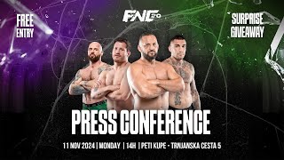 LIVE FNC20  Fabjan vs Ilic  PRESS KONFERENCIJA [upl. by Ailekat]