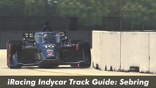 iRacing Indycar Sebring Track Guide  Team I5G [upl. by Eberta]