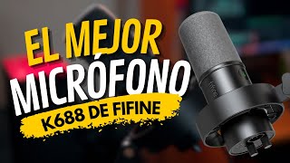 ESTE MICRÓFONO ES INCREÍBLE 🎙️ PROFESIONAL CALIDADPRECIO K688 FIFINE REVIEW [upl. by Assena]