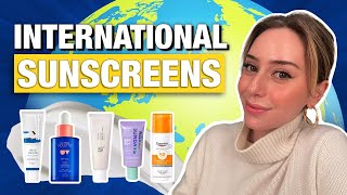 International Sunscreens KBeauty JBeauty Australia amp Europe  Dr Shereene Idriss [upl. by Ynafetse]