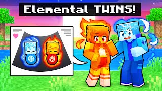 Im PREGNANT with TWIN ELEMENTALS In Minecraft [upl. by Idnac838]