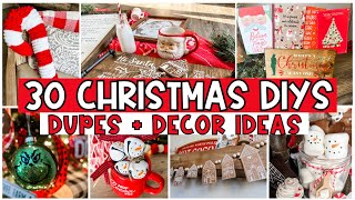 30 Christmas DIYs Youll Want to Steal for Your Own Home  Dollar Tree Holiday DIYs amp Decor Ideas [upl. by Ettevy]