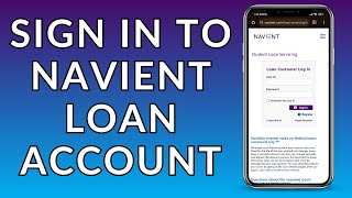 Navient Student Loan Account Log In How to Sign In to Your Navient Student Loan Account [upl. by Anyala]