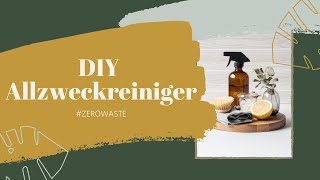 Zero Waste 8  Allzweckreiniger Reinigungsmittel selber machen [upl. by Marsha]