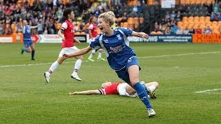 Arsenal Ladies 02 Birmingham City Ladies  UWCL Highlights [upl. by Korella]