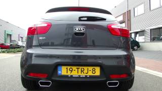 KIA RIO dUPLEX EXHAUST SPORTUITLAAT  UITLAAT  system by Maxi Performance [upl. by Nnaasil]