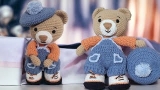 BASTIAN EL OSO AMIGURUMI  TUTORIAL  Cuerpo 13 [upl. by Lorette]