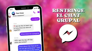 🌟 Cómo RESTRINGIR el CHAT en MESSENGER  TUTORIAL FACEBOOK LITE [upl. by Attenaz]