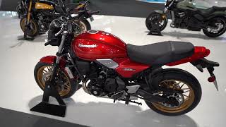 KAWASAKI Z650 model 2024 motorcycle in EICMA Italy [upl. by Bail]