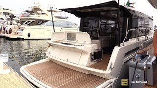 2019 Cranchi T36 LE Yacht  Deck and Interior Walkaround  2018 Cannes Yachting Festival [upl. by Dupre]