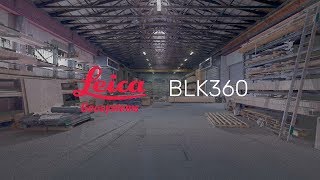 BLK360 Point Cloud Flythrough Schmid Halle [upl. by Mongeau686]