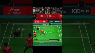 Sensational Dive save the rally 😯🔥😲 badminton badmintonlovers shorts bwf highlights tennis [upl. by Kaliski60]