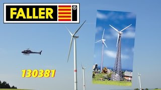 Faller Windkraftanlage Nordex 130381  Bau der Jugendanlage quotTeil 8quot [upl. by Amer]