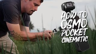 How to Use the DJI OSMO POCKET for CINEMATIC Video Footage  4K Tutorial [upl. by Malti198]