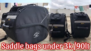 Finally saddle bags received  cheapest saddle bags best saddle bag  budget friendly saddle bags [upl. by Casimire297]