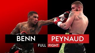 FULL FIGHT Conor Benn vs Cedrick Peynaud  13th December 2017 [upl. by Auhsohey]