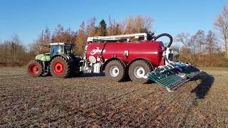 Gülle fahren 2019 mit Fendt Vario 936 und Kumm [upl. by Agnes]