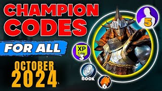 SENSATION NEW RAID Promo Code FOR ALL  Raid Shadow Legends Promo codes Update October 2024 [upl. by Adlay]