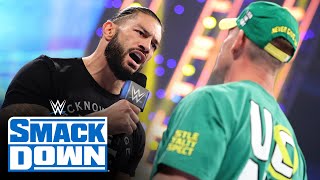 Roman Reigns raises the stakes in his SummerSlam showdown with John Cena SmackDown Aug 20 2021 [upl. by Bannon]