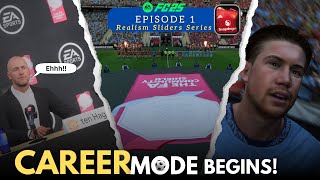 TTB EAFC25 CAREER MODE EP1  REALISM SLIDERS SETTINGS COMMUNITY SHIELD AND MORE [upl. by Rede]