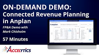 Anaplan FPampA Demo  Target Revenue Planning Top Down and Bottoms Up  Accelytics Consulting [upl. by Chester]