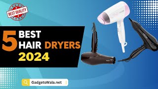 Top 5 Best Hair Dryers in 2024  Best Hair Dryers in India  Smart Gadgets Wala [upl. by Wenoa181]