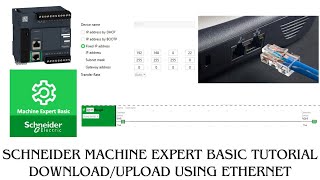 How to download program to Schneider m221 PLC  Ethernet [upl. by Sackey298]