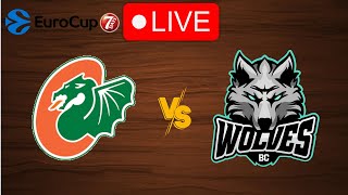 🔴 Live Cedevita Olimpija vs BC Wolves  EuroCup Basketball 20232024  Live Play by Play Scoreboard [upl. by Naillij]