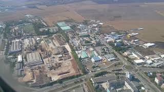 Landing at Burgas Bulgaria International Airport [upl. by Nojid737]