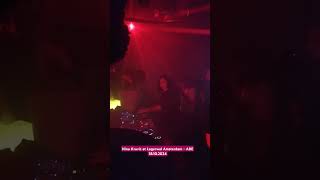 NINA Kraviz at a small event ADE 2024 🔥❤️ [upl. by Elleinad]