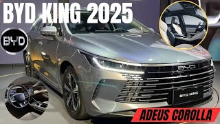 BYD KING 2025 o novo HÍBRIDO PLUGIN DA BYD ADEUS COROLLA😱 [upl. by Mathia]