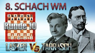 Siegbert Tarrasch Vs Emanuel Lasker 🏆 8 Schach WM München 1908 🏆 C67 Berliner Verteidigung  589 [upl. by Agni]