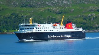 CalMac ferry Isle of Lewis in Sound of Mull [upl. by Larok]