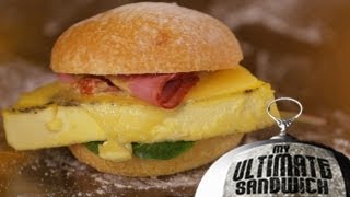 Famous Egg amp Cheese Sandwich with Flours Joanne Chang [upl. by Odlonyer]