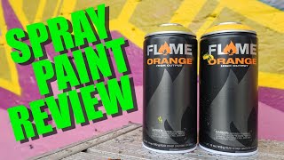 Graffiti SPRAY PAINT REVIEW  Flame Orange [upl. by Gretta184]