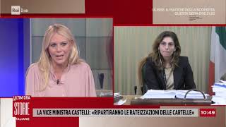 Manovra antiCovid parla la viceministra Castelli  Storie Italiane 21102020 [upl. by Legim]