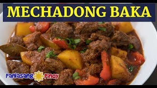 How to Cook Mechadong Baka Beef Mechado [upl. by Ahsiemac707]