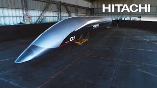 Hyperloop ‘train’ could fly at 1200 kph  Hitachi [upl. by Sorac]