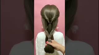 Hair style 😍Korean Hair Style hairstyle hairtutorial Beautyworldbypriyanshisoam [upl. by Marni226]