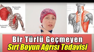 SIRT AĞRISI TEDAVİSİ  KULUNÇ AĞRISI NASIL GEÇER EVDE  SIRT AĞRISI ESNEME EGZERSİZLERİ Aynur BAŞ [upl. by Heise]