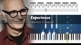 Ludovico Einaudi  Experience  Piano Tutorial with Sheet Music [upl. by Brynne793]