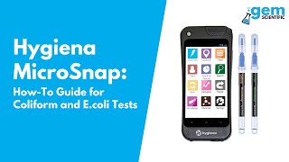 Hygiena MicroSnap  How To Guide for Coliform amp Ecoli Tests [upl. by Aihsad]