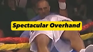 Spectacular knockout with overhand Boxing tutorial [upl. by Goldston101]