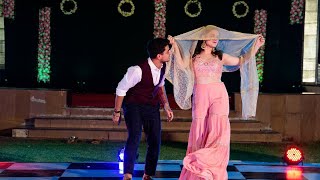 Brother Sister sangeet dance Vidhi Bhatia Raanjhanaa  Chunari chunari [upl. by Artenra681]