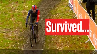 MUDFEST FINISH At UCI World Cup Cyclocross Dendermonde 2023 [upl. by Skyler]